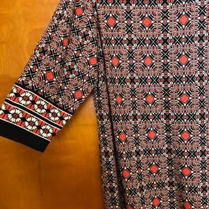 Gorgeous Border Print Dress